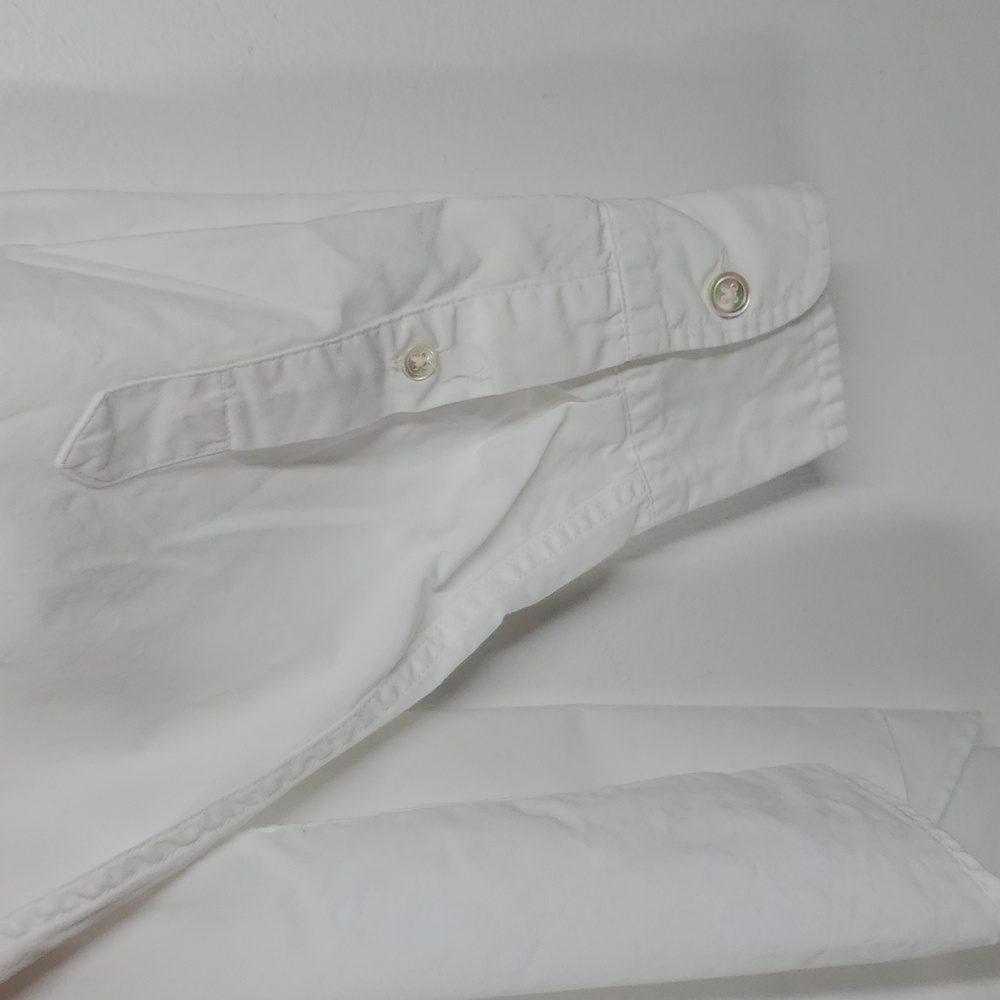 Ralph Lauren White Oxford Button Down Shirt Classic Fit Preppy - Picture 8 of 11